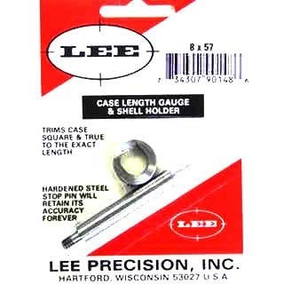 CASE LENGTH GAUGE från LEE PRECISION erbjuder en exakt och enkel metod för att trimma till längd och kvadrera hylsans mun. Används med Cutter och Lock Stud.