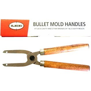 Lee Commercial Mold Handles passar Lee 6-Cavity Molds och de flesta andra märken av enkel- och dubbelkavitetsformar, vilket ger en säker och bekväm gjutning.