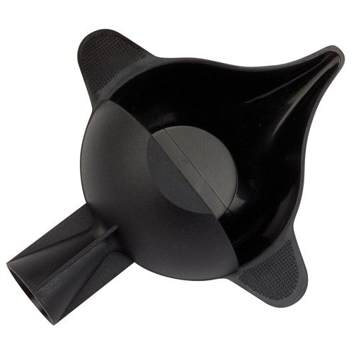 RCBS SCALE PAN/FUNNEL har en integrerad powder funnel som gör det enkelt att hälla pulver direkt i hylsan, perfekt för elektroniska scales och powder dispensers.