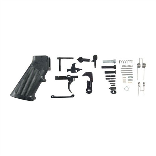 Double Stars AR-15 Lower Parts Kit innehåller allt som behövs för att slutföra en avskuren AR-15 nedre mottagare, inklusive fire control group och alla nödvändiga delar.