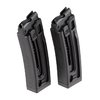 GSG-16 magasin i 22LR med 10- eller 22-runds kapacitet, tillverkade i hållbar polymer, med inbyggd laddningshjälp och fönster för rundor, tillverkad i Tyskland.