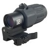 EOTech G33 3X Magnifier erbjuder snabb övergång mellan 3x och 1x, verktygsfri justering, stort synfält och är lätt och hållbar för alla skjutningsbehov.