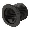 Denna THREAD ADAPTER 9/16-24 till 5/8-24 i rostfritt stål gör installation enkel, bibehåller styrka och tillåter montering av 5/8-24 ljuddämpare på 9/16-24 pipor.