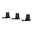MAGPUL MINUS 5RD LIMITER FOR 7.62X51 PMAG GEN 3 MAGAZINE BLACK 3/PK