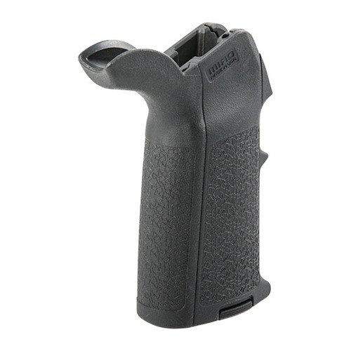 MIAD Grip Kit TYPE 2 förbättrar ergonomin för din AR-308 med justerbara fram- och bakremmar samt förvaringsalternativ för optimal passform.