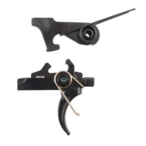 B-GC Geissele Competition Trigger erbjuder en kort och lätt avtryckarpull för AR-15, perfekt för 3 Gun-tävlingar, med två fjädrar för justerbar dragvikt.