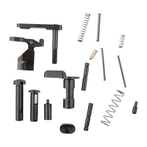CMMG Lower Parts Gunbuilder's Kit innehåller alla nödvändiga delar för att slutföra en AR-15 lower receiver, förutom avtryckare, grepp och avtryckarskydd.