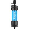 Sawyer MINI vattenfilter är lätt, väger endast 2 oz, filtrerar upp till 100,000 gallon och erbjuder mångsidighet med direkt drickning och backflushbarhet.
