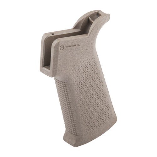 MOE SL Grip från MAGPUL erbjuder en mer vertikal greppvinkel, aggressiv textur för bättre kontroll och ergonomi, perfekt för korta LOP-vapen.