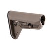 AR-15 MOE-SL Stock erbjuder en slimmad design med justerbar längd, anti-rattle funktion och halkfri gummibakdel för ökad komfort och stabilitet.