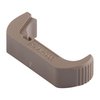 VICKERS GLOCK® förlängd magasinrelease ger snabb och smidig magasinbyte med enkel åtkomst, utan att behöva ompositionera handen.