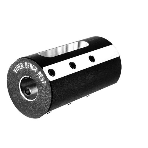 Den mångsidiga CHAMBERING & TRUING FIXTURE från VIPER BENCH REST gör det enkelt att chambera och trua gevär- och pistolpipor från din svarv.