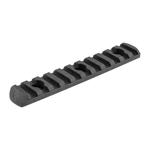 M-LOK Polymer Rail Sections möjliggör enkel montering av Picatinny-tillbehör, är lätta och hållbara, och passar perfekt på M-LOK handskydd och förender.