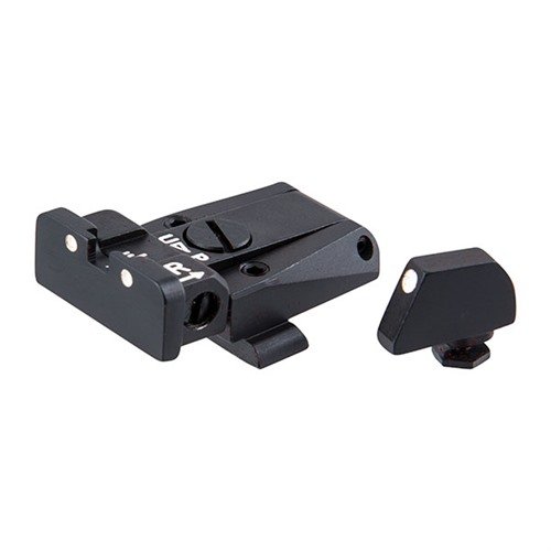 Förbättra din Glock® med L.P.A. SIGHTS justerbara siktsats; kompakt design, mikrometrisk justering för vind och höjd, och inkluderade verktyg.
