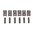 MAGPUL RAIL COVER TYPE 2 M-LOK POLYMER 1.5" FOR AR-15 ODG 6/PACK