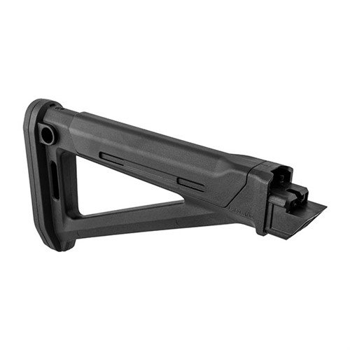 Magpul MOE AK Stock erbjuder en optimerad fast kolv med intern förvaring, QD sling swivel placering och en stötabsorberande gummibakdel för bättre komfort.
