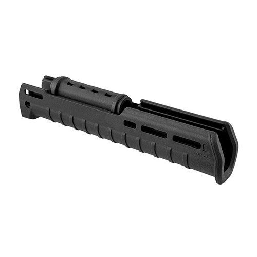 Magpul Zhukov Hand Guard för AK47/74 erbjuder en ergonomisk design, aluminiumchassi för styrka och värmeavledning samt M-LOK fästen för tillbehör.