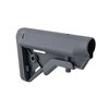 B5 SYSTEMS BRAVO COLLAPSIBLE MIL-SPEC STOCK är lätt, kompakt och stark, med ergonomisk cheek weld, anti-rotation QD sling mount och icke-glidande buttpad.