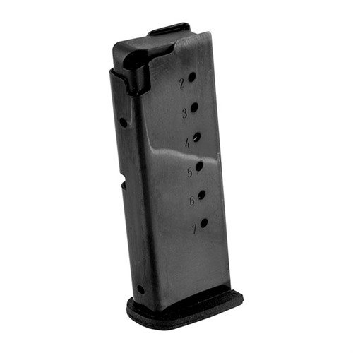 KEL-TEC P-F9 7-rd magasin är en pålitlig och hållbar lösning för din P-F9, vilket säkerställer smidig och effektiv ammunitionhantering.