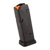PMAG® GL9® för Glock 19 erbjuder pålitlig prestanda med sin polymerkonstruktion, anti-tilt följar, och enkelt rengörbar bottenplatta.