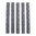 BRAVO COMPANY RAIL PANEL KIT 5-PACK KEYMOD RUBBER GRAY 5.5"