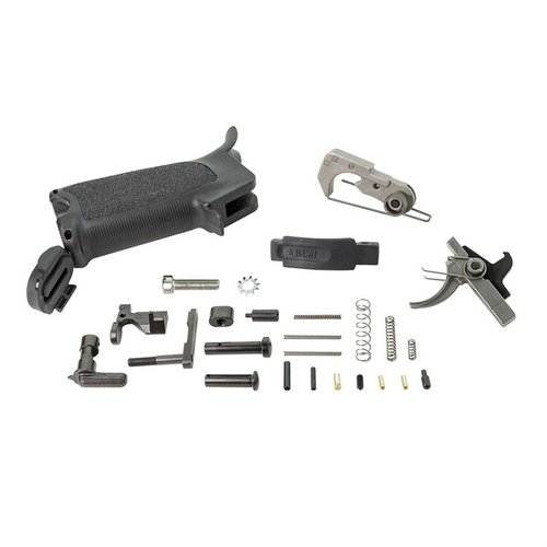 Denna AR-15 BCMGUNFIGHTER™ Enhanced Lower Parts Kit erbjuder Mil-Spec komponenter och uppgraderingar som BCM PNT™ Trigger Assembly och Mod 3 Pistol Grip.