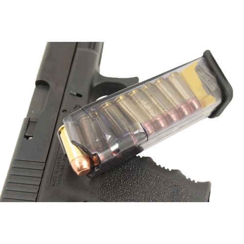 ETS genomskinliga magasin för Glock 22 erbjuder hög synlighet, pålitlig prestanda och avancerad polymer som motstår extremt väder och kemikalier.