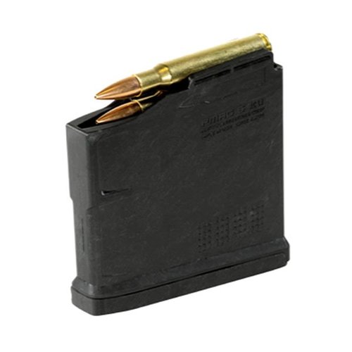 PMAG 5 AC L är en hållbar och lätt polymermagasin för .300 Winchester Magnum, kompatibel med AICS-bottom metal och har självlubrikation för ökad tillförlitlighet.