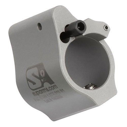 Superlative Arms AR-15 Solid Adjustable Gas Block erbjuder renare drift, minskat rekyl och enkel justering utan kollektionsproblem, perfekt för SBR och dämpare.