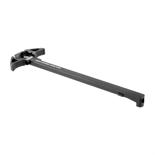 Super Charging Handle 7.62 erbjuder en ambidextrous design, texturerat grepp och minimerar gasblås tillbaka, perfekt för korta och dämpade vapensystem.