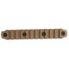 KEYMOD Picatinny railsektioner i Flat Dark Earth är lätta, hållbara och korrosionsbeständiga, med flera längder och en snag resistant design för enkel montering.