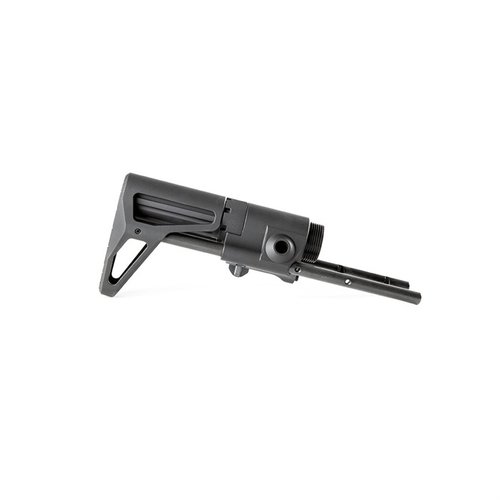 Maxim Defense CQB Stock erbjuder snabb utrullning, 4 justerbara positioner och en kompakt design som endast lägger till 5.35" till din AR15 för optimal komfort.