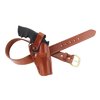 Dual Action Outdoorsman-holster för säker och bekväm bärning, justerbar spänning, retention strap med polymerflik, passar bälten upp till 1 3/4".