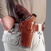 GALCO INTERNATIONAL DUAL POSITION PHOENIX S&W K FRAME 19 4" -TAN-RIGHT HAND
