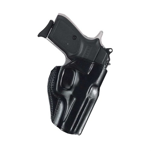 Galcos Stinger™ bälteshölster är tillverkat av premium saddle leather, erbjuder snabb dragning, säkerhet med täckt avtryckarskydd och passar bälten upp till 1 1/2".