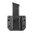 RAVEN CONCEALMENT SYSTEMS COPIA SINGLE PISTOL MAG CARRIER 9/40 BLACK SHORT