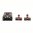 FUSION FIREARMS 1911 FUSION FIBER OPTIC ADJUSTABLE DOVETAIL SIGHT SET