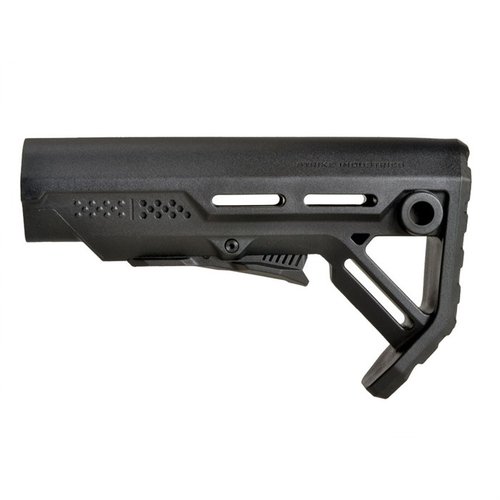 Strike Industries AR-15 MOD1 Stock är en lätt och kompakt kolv med QD sling fästen, förbättrad kindstöd och justerbar längd för optimal användning.