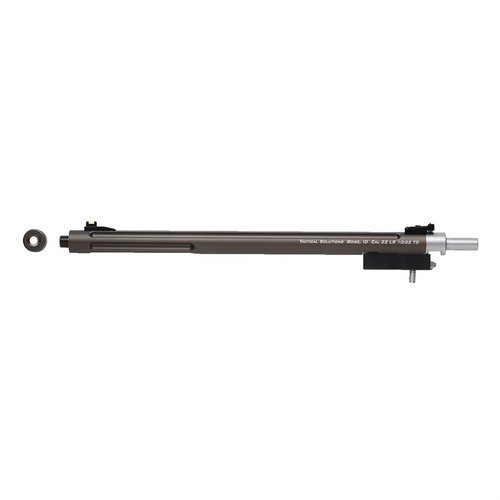 Tactical Solutions X-Ring Takedown Barrel förbättrar din Ruger® 10/22® Takedown med ökad noggrannhet, lätt vikt och enkel installation utan modifiering av kolven.