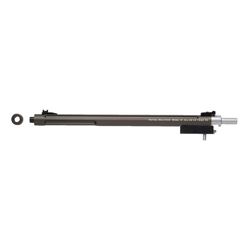 Tactical Solutions X-Ring Takedown Barrel förbättrar noggrannheten på din Ruger® 10/22® utan att kompromissa med nedtagningens funktionalitet.