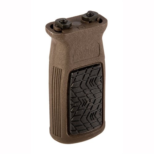M-LOK Vertical Grip från Daniel Defense erbjuder ett mjukt grepp med gummibeläggning för komfort i både blöta och torra förhållanden, perfekt för M-LOK-teknik.