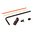 ZEV TECHNOLOGIES ZEV SIGHT SET, .215 FIBER OPTIC FRONT, COMBAT V3 BLK REAR