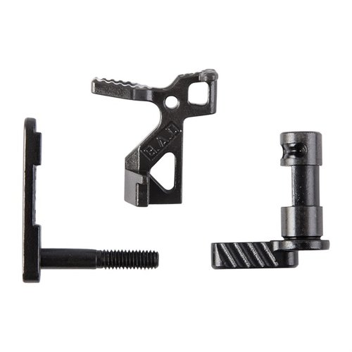 Battle Arms Enhanced Lower Parts Kit förbättrar din AR-15:s kontroll och säkerhet med snabbare, lättare och smidigare operation av säkerhetsväljare, magasin och bolt catch.