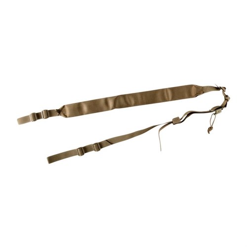 VTAC Hybrid Sling erbjuder komfort med en stor vadderad sektion, enkel justering med fria ändar och hållbara tri-glides i acetal. Finns i coyote och svart.