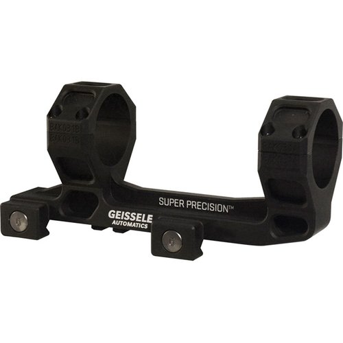 Geissele SOPMOD-Certified Super Precision Scope Vortex 1-6 Mount erbjuder en robust och säker montering för AR-15, med svart anodiserad finish och testad av specialstyrkor.