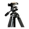 Vortex Pro GT Tripod erbjuder en stabil plattform för optik, justerbara aluminiumben, trevägs pan/tilt-huvud och gummifötter för bra grepp på hala ytor.