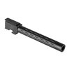 Faxon Flame Match Barrels för Glock® 34 erbjuder ökad styvhet, effektiv värmeavledning och precision, perfekt för tävlingsskytte utan behov av gunsmithing.