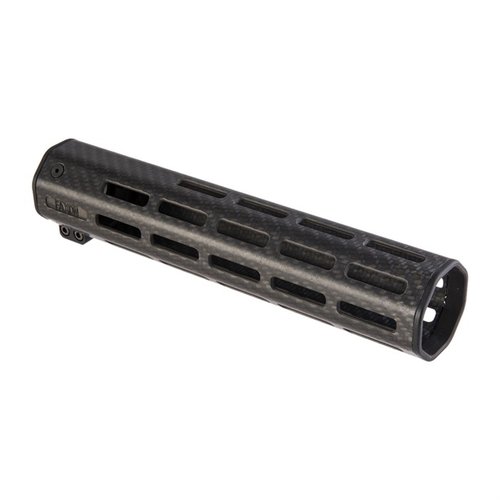 Faxon Firearms Streamline Carbon Fiber Handguard är lättare än aluminium, starkare, med 8 M-LOK-spår för enkel montering av tillbehör och utmärkt stabilitet.