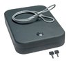 Snap Safe Lock Box erbjuder säker förvaring för handeldvapen och värdesaker med kraftig stål konstruktion, tjock skuminteriör och inkluderad 16 gauge stål kabel.