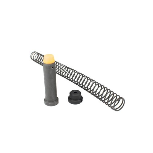 Angstadt Arms 9mm AR-15 Buffer Kit ger rätt vikt och storlek för pålitlig cykling av din 9mm blowback AR-15 med slitstark svart finish.